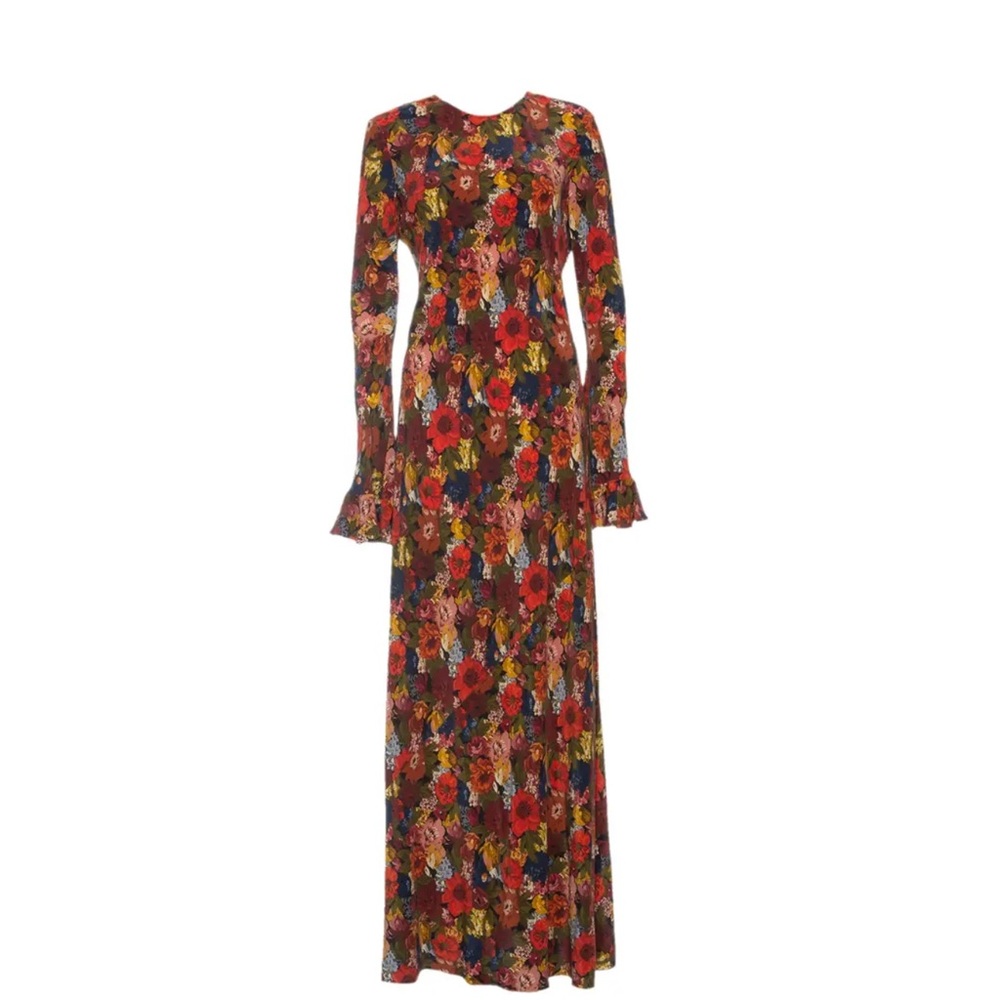 Doen Multicolor Floral Long Sleeve Dress